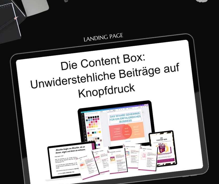 Content Box Landingpage