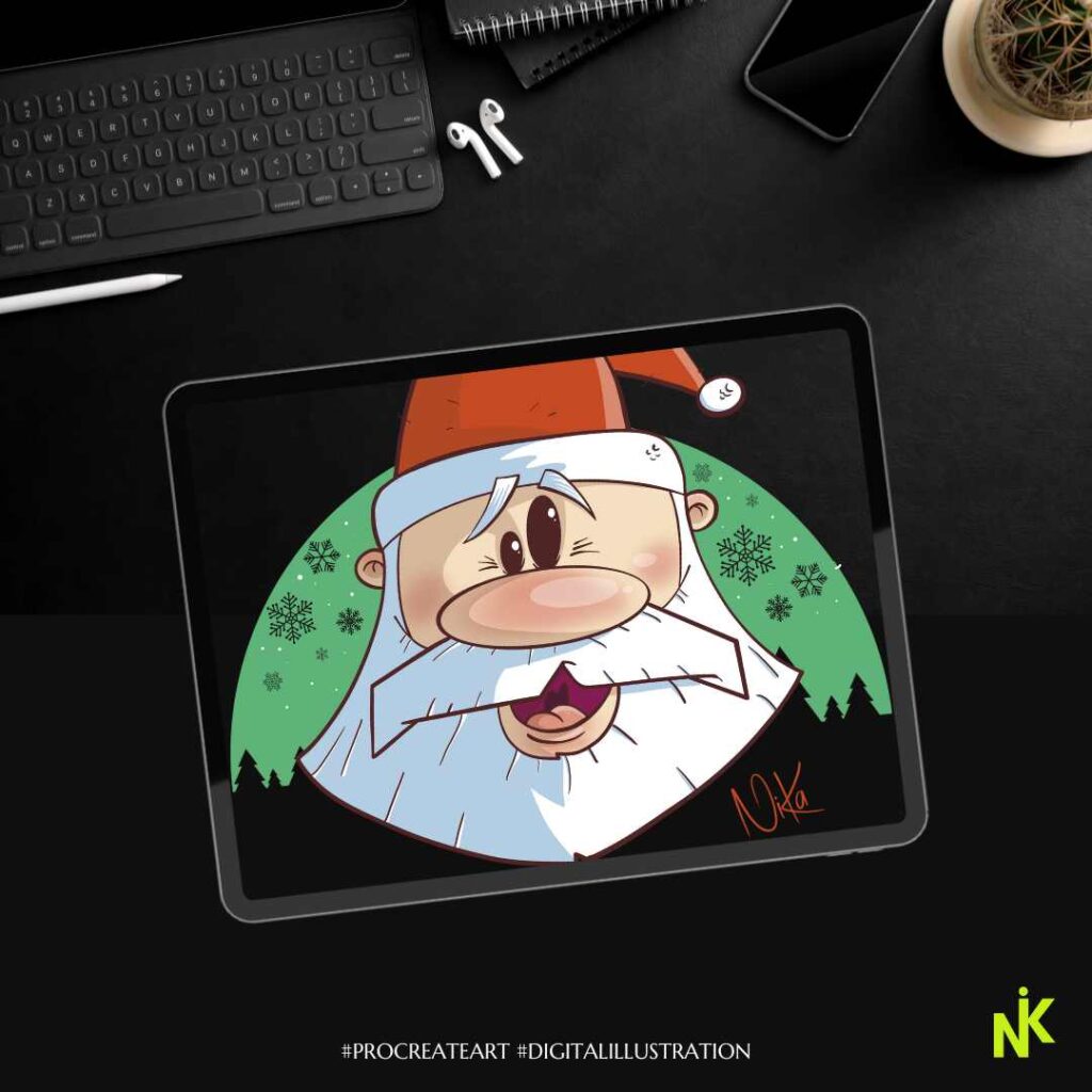 Santa Illustration