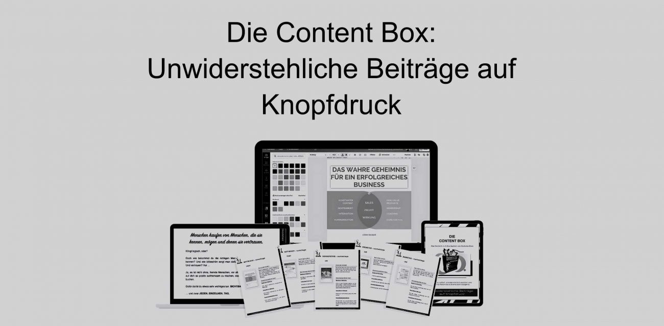 Produktbild - die Content Box