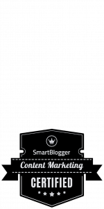 SmartBlogger Content Marketing Zertifikat für Nina Kahlenberg